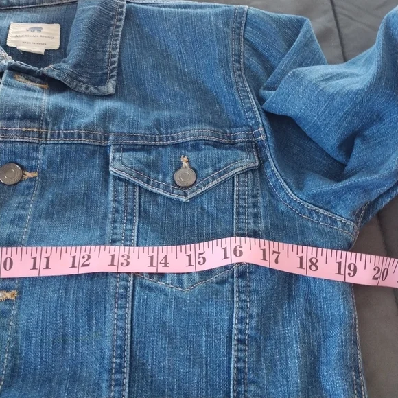 American Rhino Groovy Lava Lamp Denim Jacket S - Picture 7 of 8